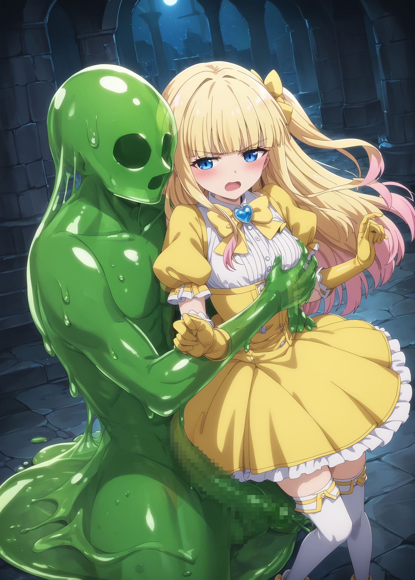 サンプル画像1:辱められたヒロイン達 vol.5(絵心あいのAI生成アトリエ) [d_419236]