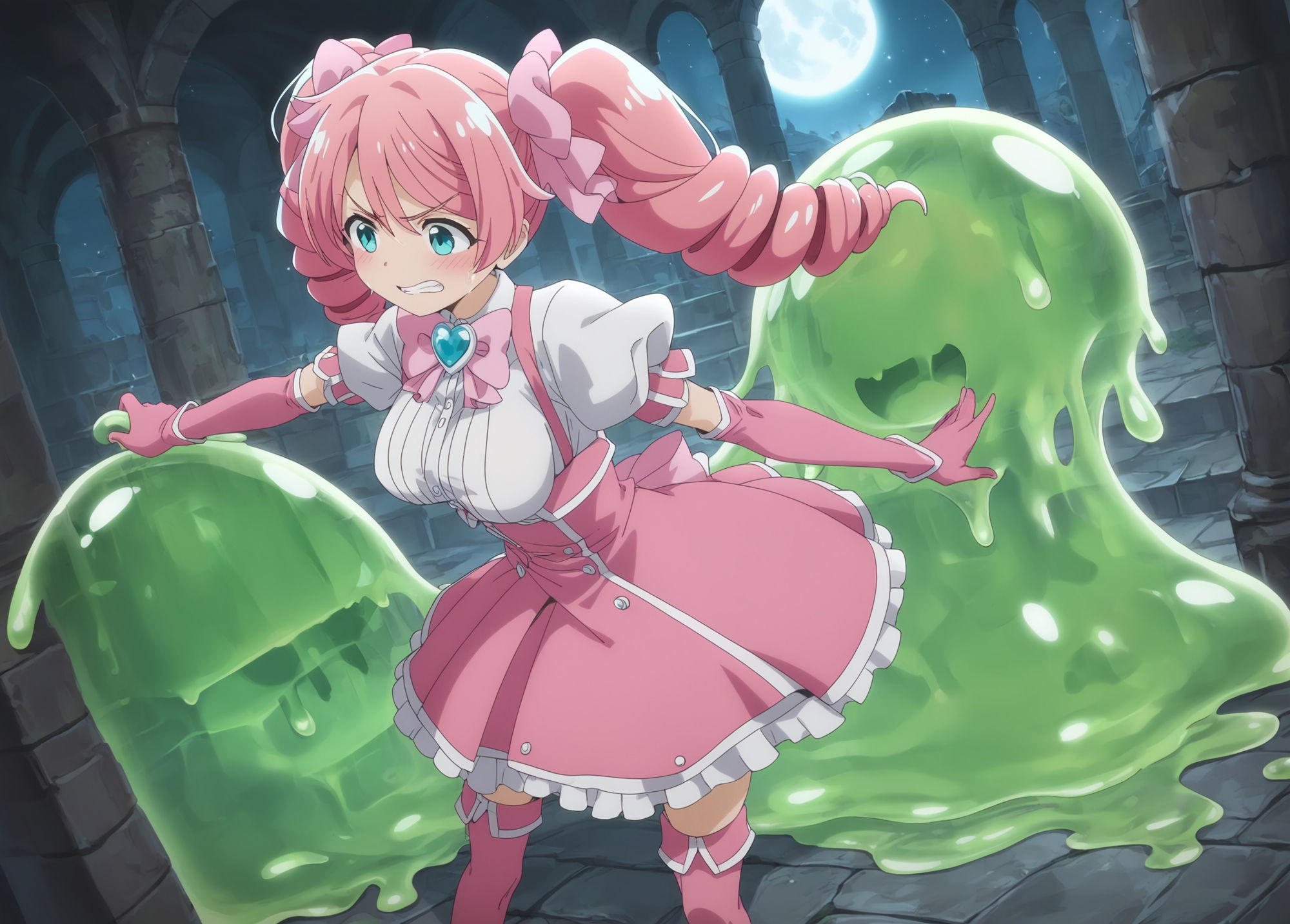 サンプル画像3:辱められたヒロイン達 vol.5(絵心あいのAI生成アトリエ) [d_419236]