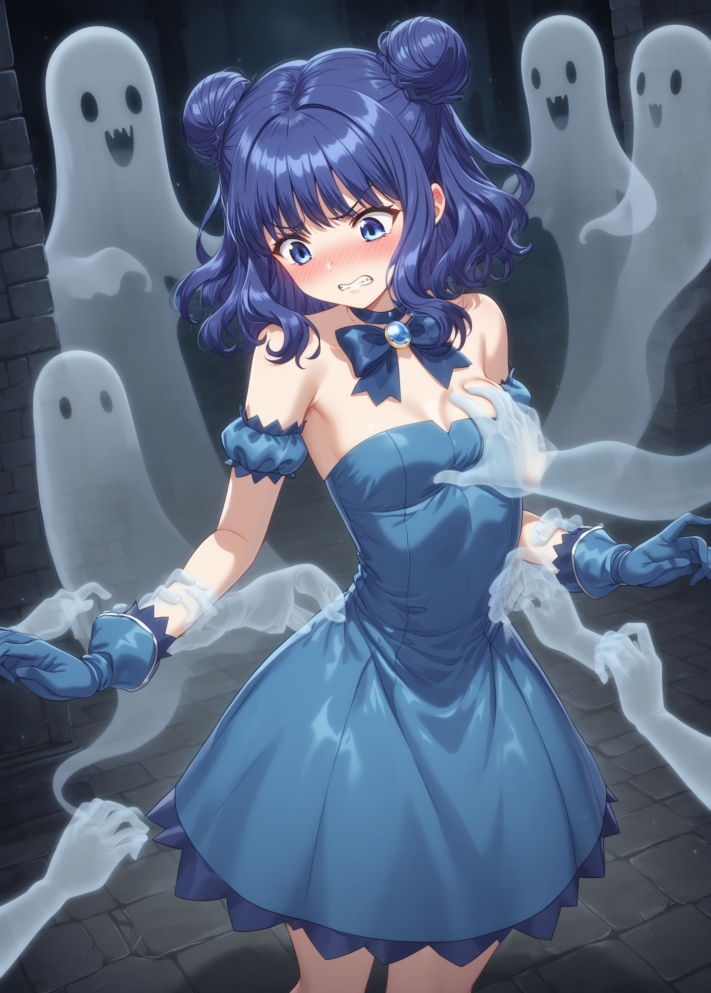 サンプル画像6:辱められたヒロイン達 vol.5(絵心あいのAI生成アトリエ) [d_419236]