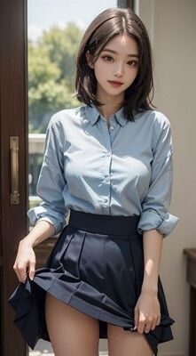 サンプル画像3:美女たちのスカートめくり(kakikomiai) [d_419251]