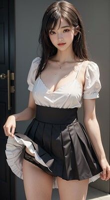 美女たちのスカートめくりのサンプル画像 6