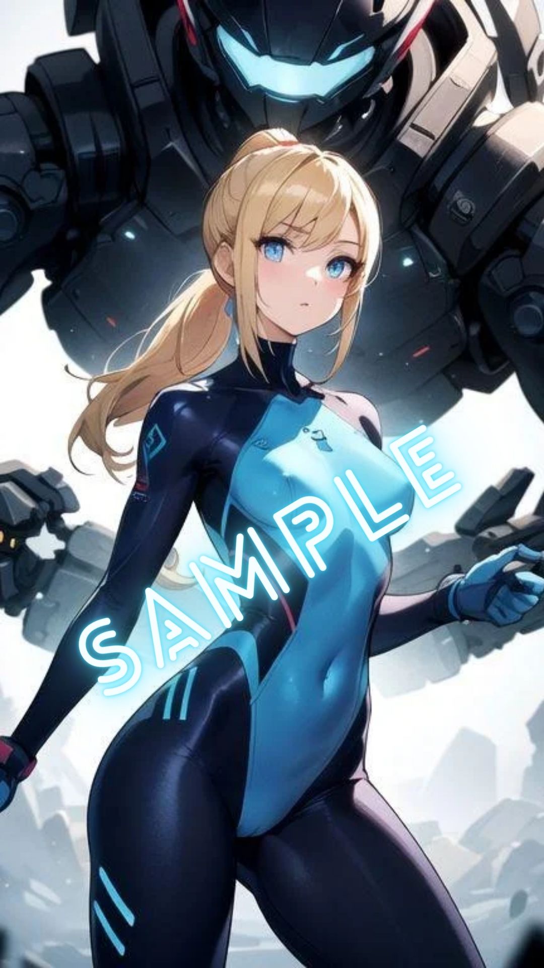 サンプル画像1:メト◯イド サムス・ア◯ン ゼロスーツサ◯ス風 画像集(パンティー旅情) [d_419259]