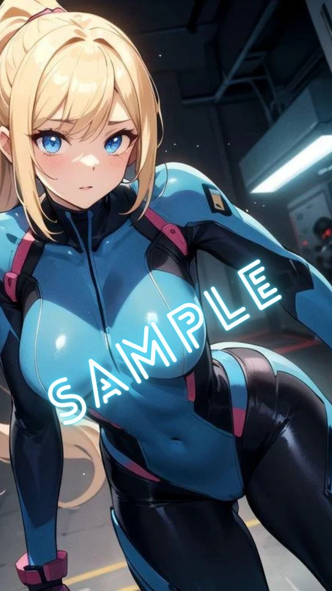 サンプル画像2:メト◯イド サムス・ア◯ン ゼロスーツサ◯ス風 画像集(パンティー旅情) [d_419259]