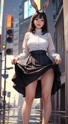 サンプル画像4:パンチラするバニーガール(kakikomiai) [d_419270]