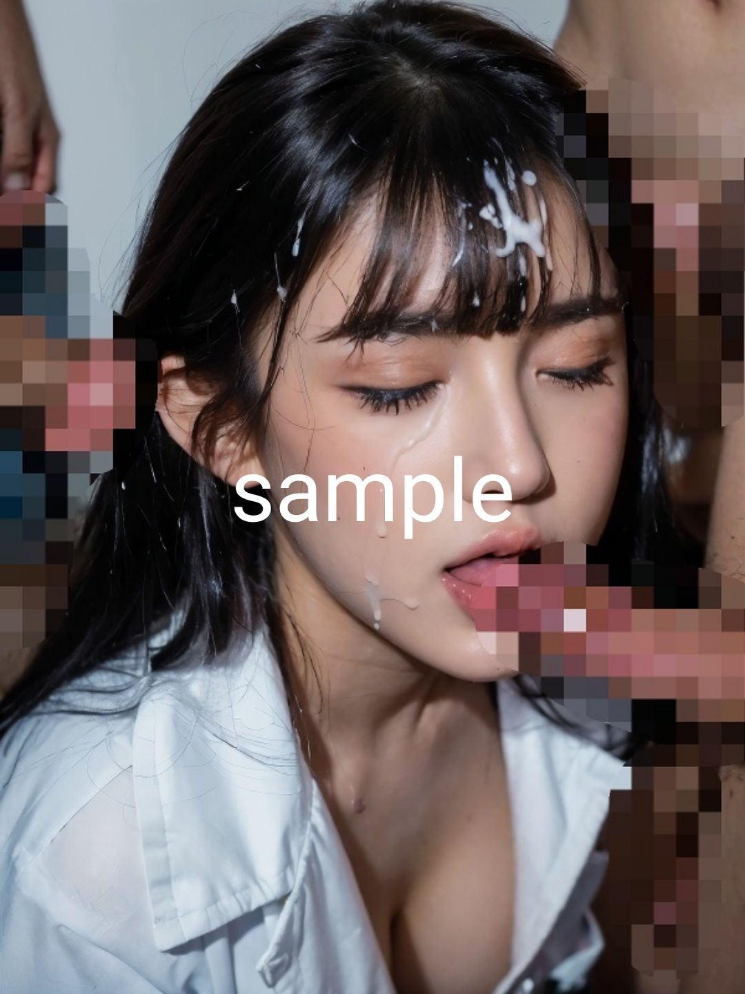 サンプル画像3:カムカムカムカムcum on face real(Aitist8) [d_419435]