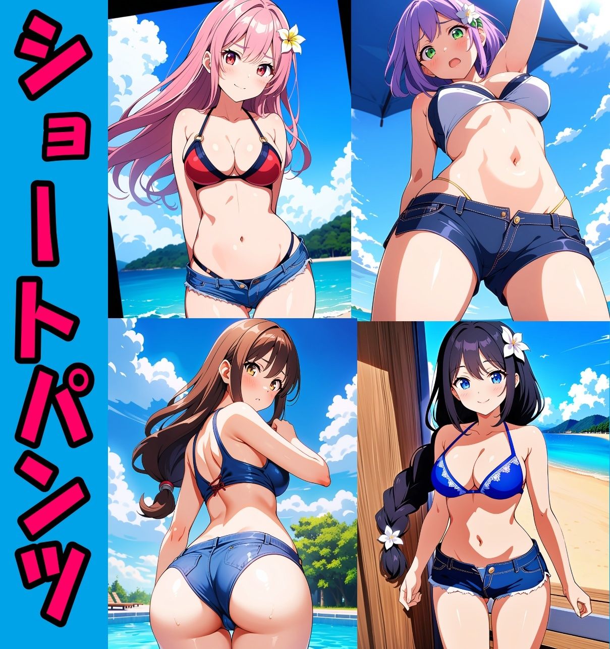 サンプル画像2:水着のおかずCG集(あいのおかずや) [d_419447]