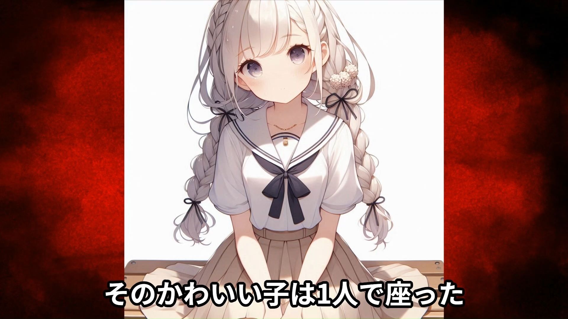 サンプル画像2:【J◯痴●体験告白】J◯◯の無抵抗な三つ編み少女をプラネタリウムで痴●した話(少女痴●体験告白) [d_419478]