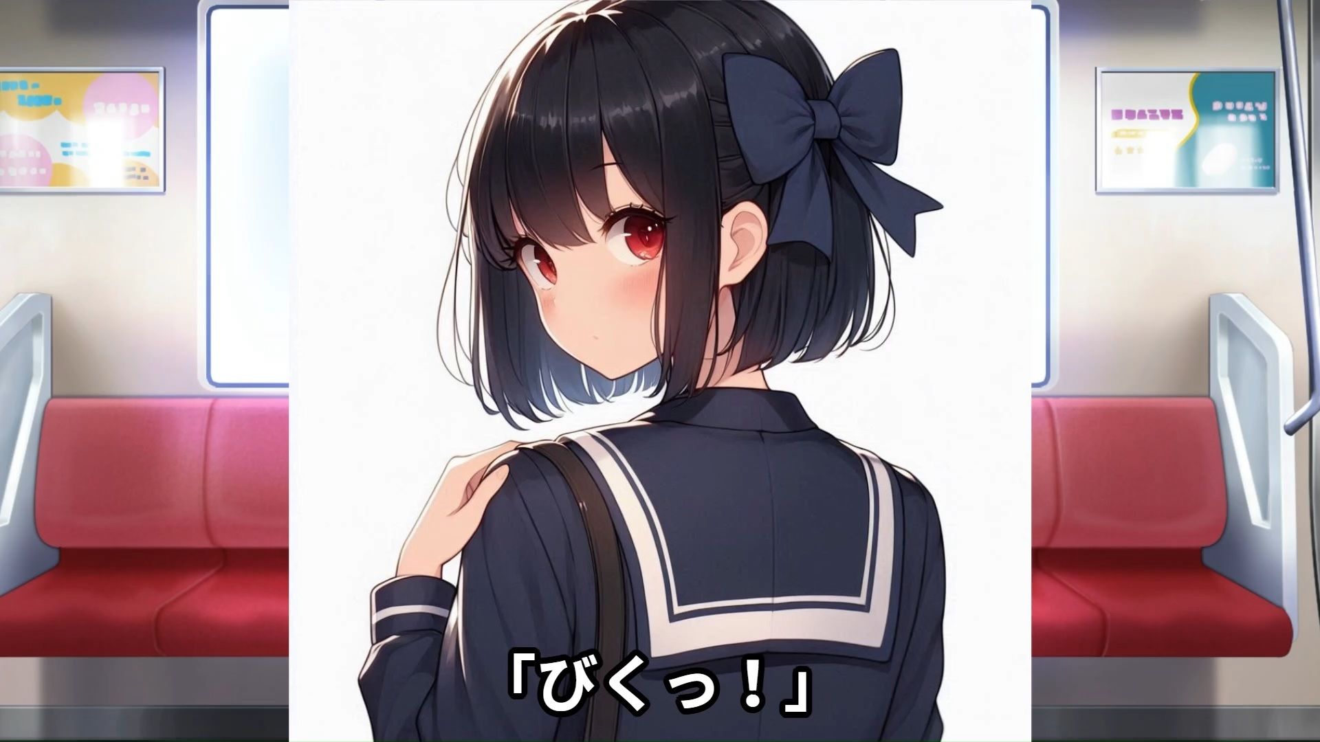 サンプル画像3:【J○痴●体験告白】天使のようなJ○を1年間、満員電車で汚し続けた俺(少女痴●体験告白) [d_419490]