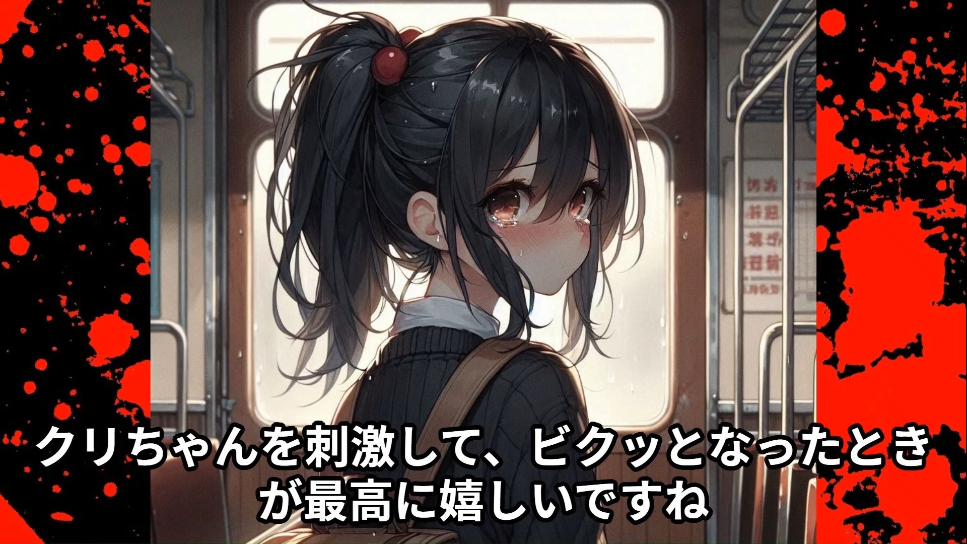 【J○痴●体験告白】修学旅行中の○○○○○が都会の慣れない満員電車で痴●に弄ばれる話
