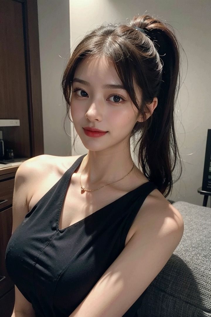 サンプル画像4:ドキドキの15分間(AI美女写真集) [d_419541]