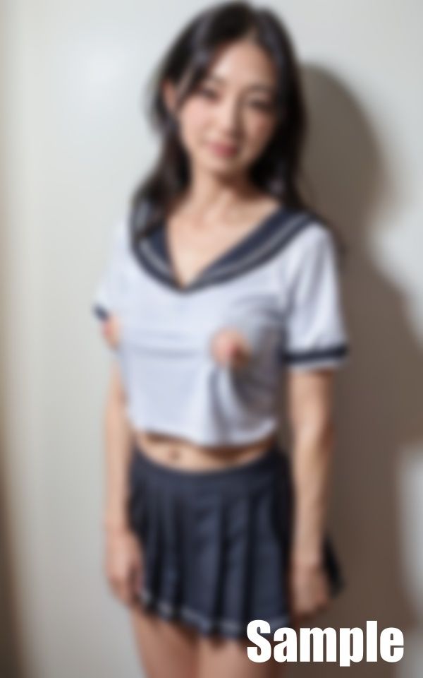 サンプル画像2:熟女セーラー服(のきしあ) [d_419632]