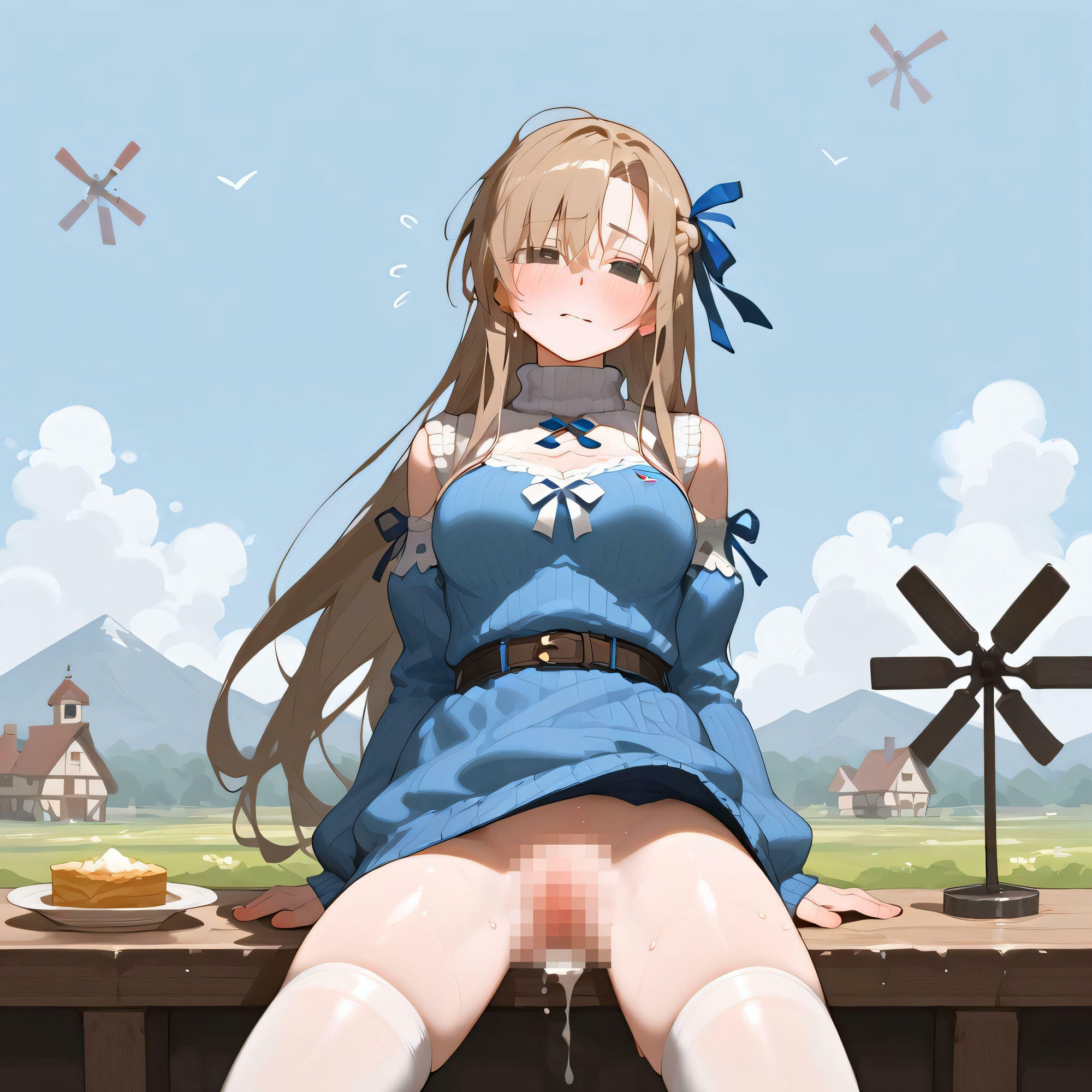 サンプル画像2:気持ちを込めて(アクアリーナ) [d_419737]