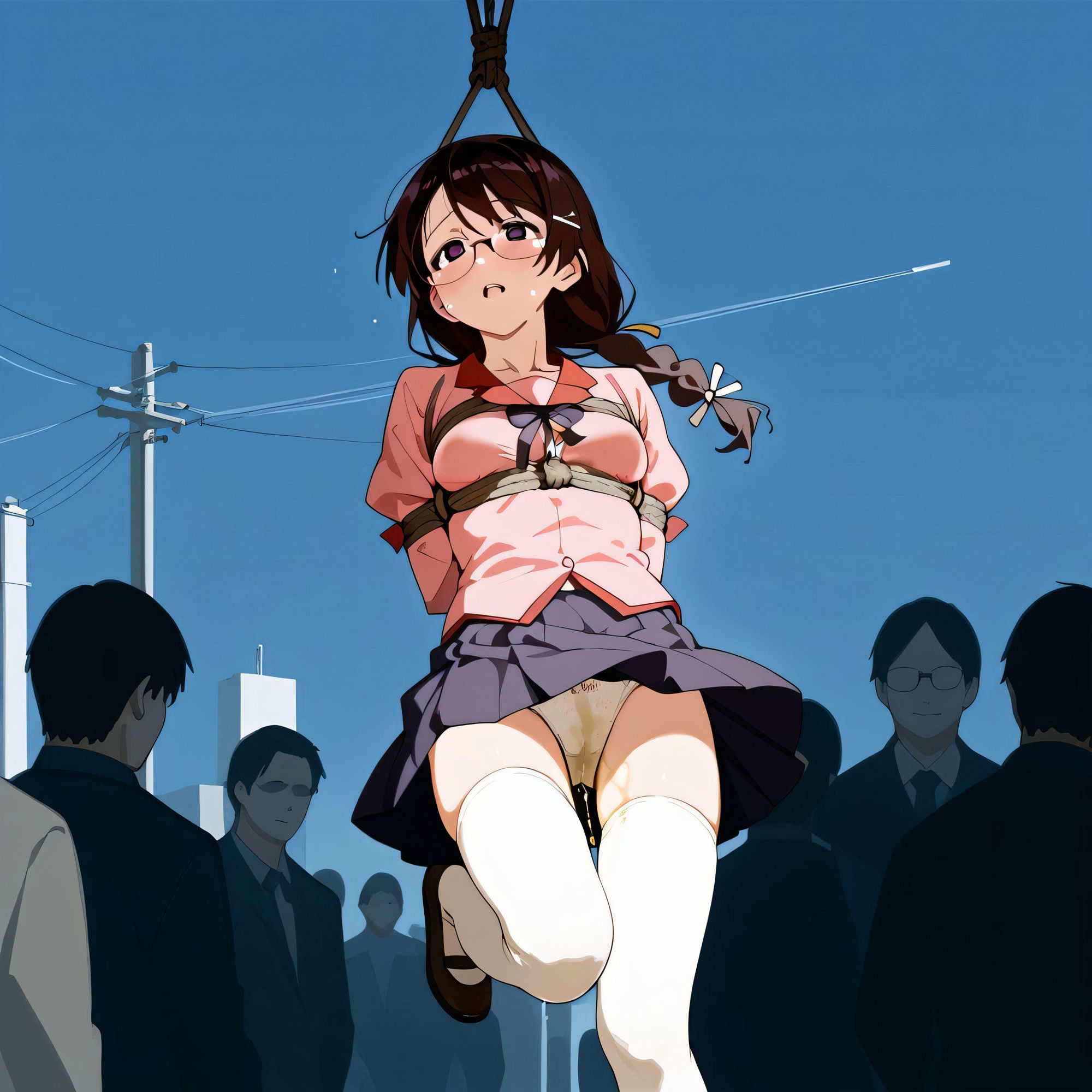 サンプル画像2:逃げても逃げなくても一緒(クラウドテクニカ) [d_419785]