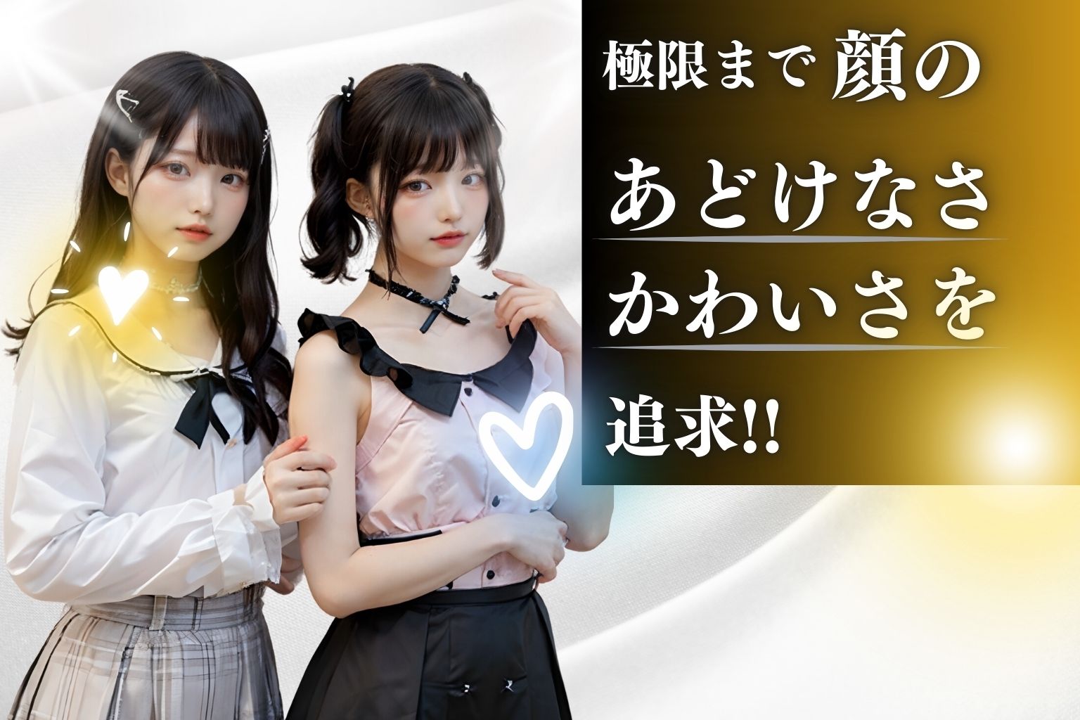 サンプル画像1:地雷系 トー横女子校生(AI販売プロジェクト) [d_419812]