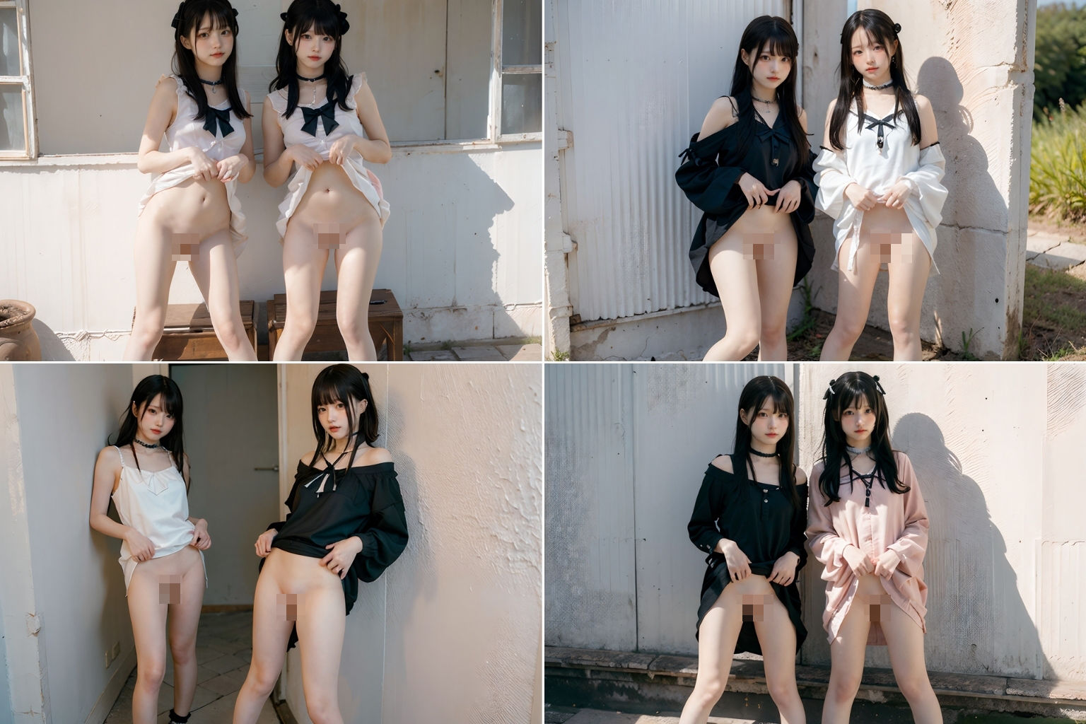 サンプル画像3:地雷系 トー横女子校生(AI販売プロジェクト) [d_419812]