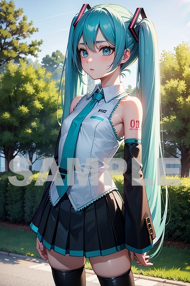 サンプル画像1:青髪ツインテールさんの情事02(Donyori) [d_419829]