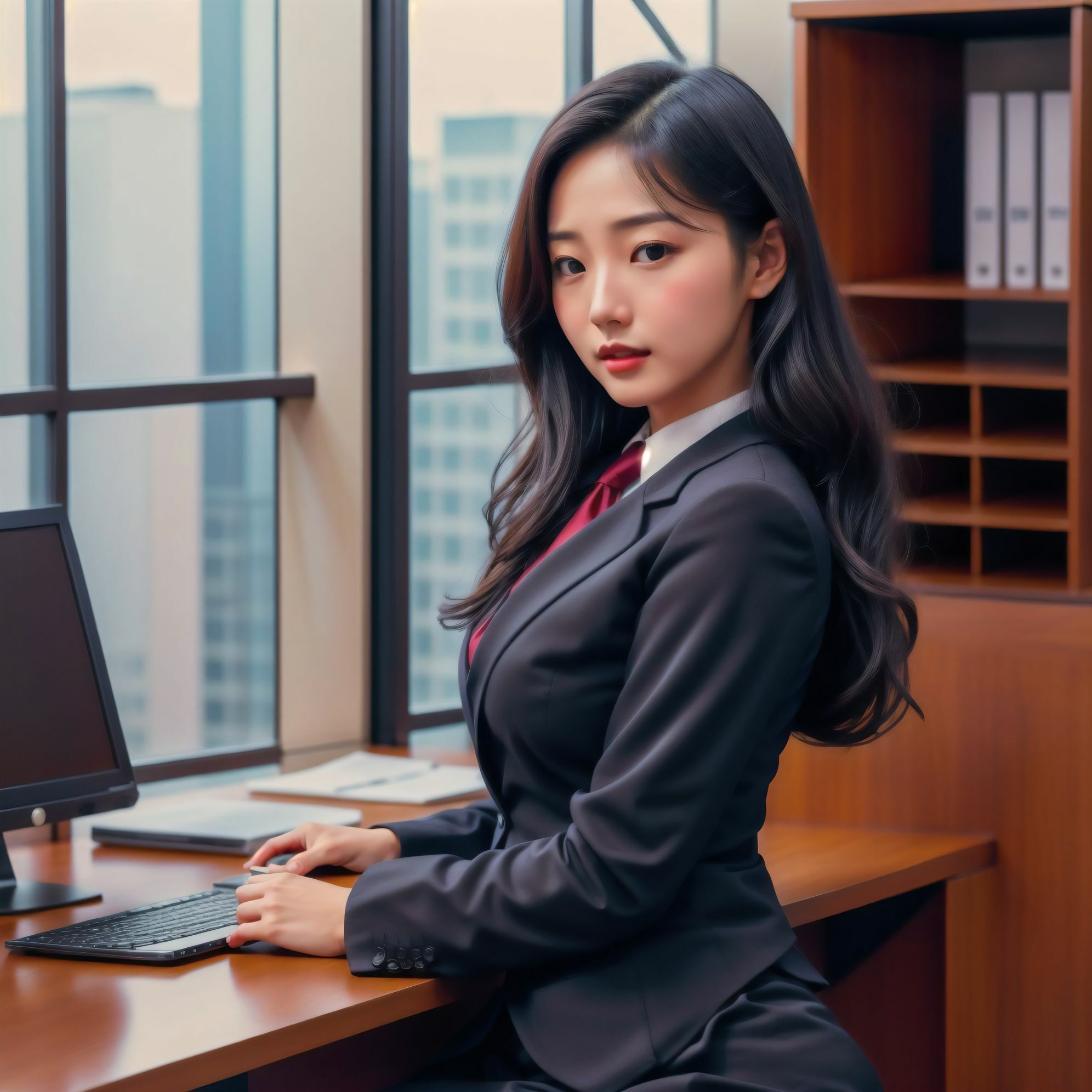 サンプル画像1:オフィス OL エロ画像 Part3(CT) [d_419917]