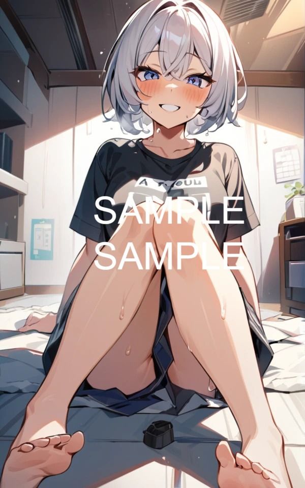 サンプル画像3:足フォーカス/イラスト集(ラテ) [d_420014]