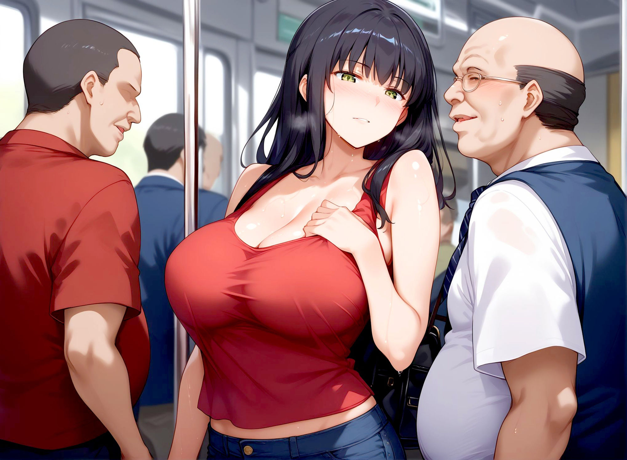 サンプル画像1:橘さん家の満員電車事情 〜結花編〜(不倫は文化祭) [d_420030]