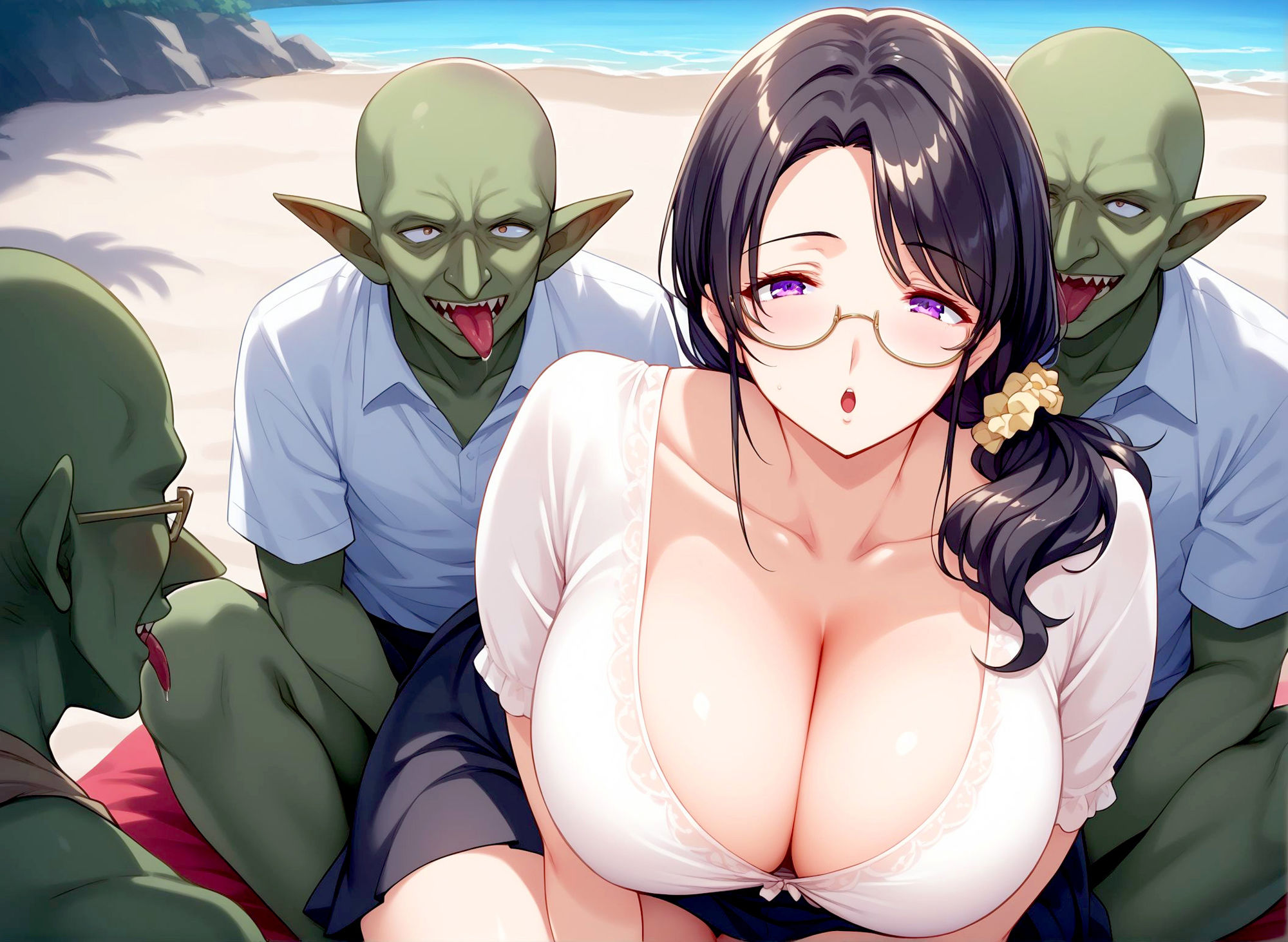 サンプル画像2:内気な陰キャ女が怪獣たりに寄性サれる。(トランクスSM) [d_420059]