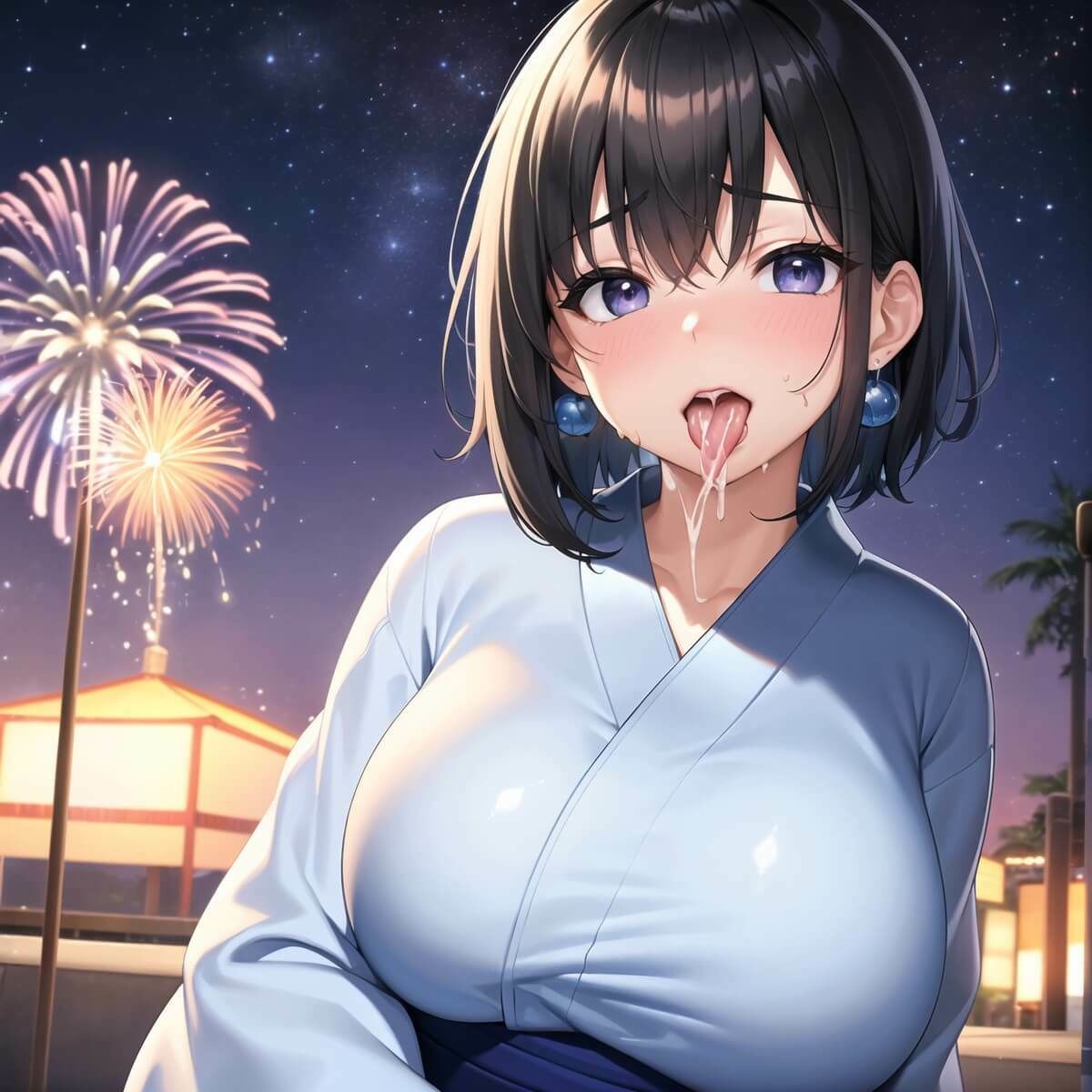 君と最後の夏祭り【セリフ付き10枚付き!美麗画像400枚収録】のサンプル画像 6