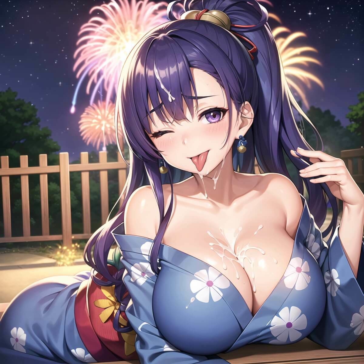君と最後の夏祭り4【セリフ付き10枚付き！美麗画像400枚収録】のサンプル画像 6