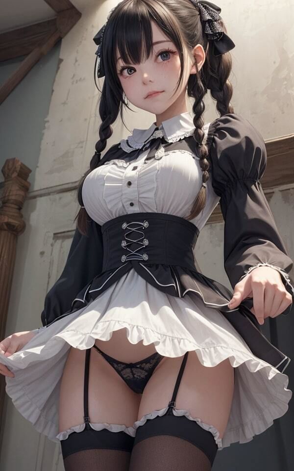 サンプル画像4:どんなパンツ穿いてるんですか？(AIラボ) [d_420100]