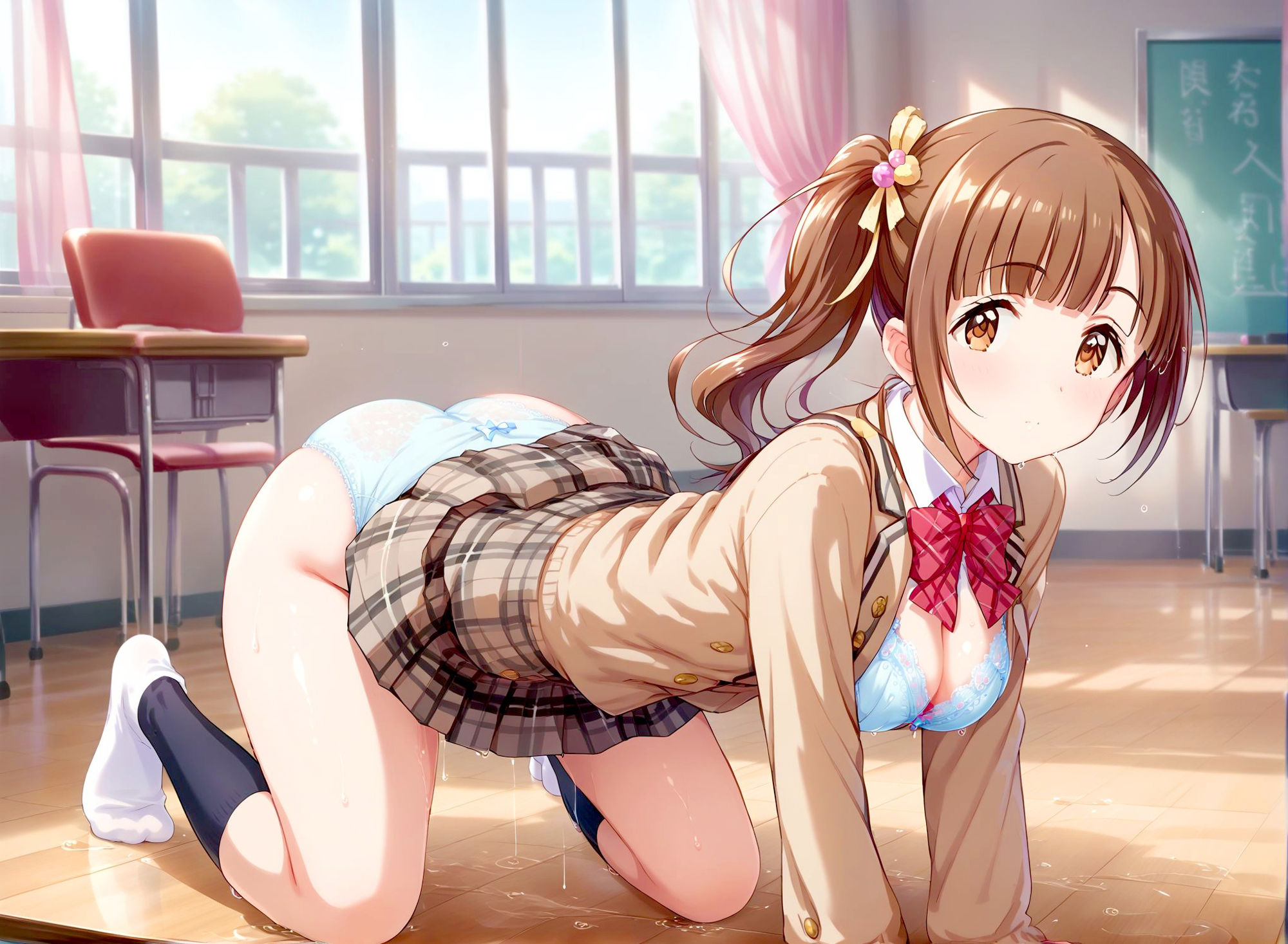 サンプル画像6:【清楚処女五十嵐】誰にも魅せない美乳が流出(王さん) [d_420210]