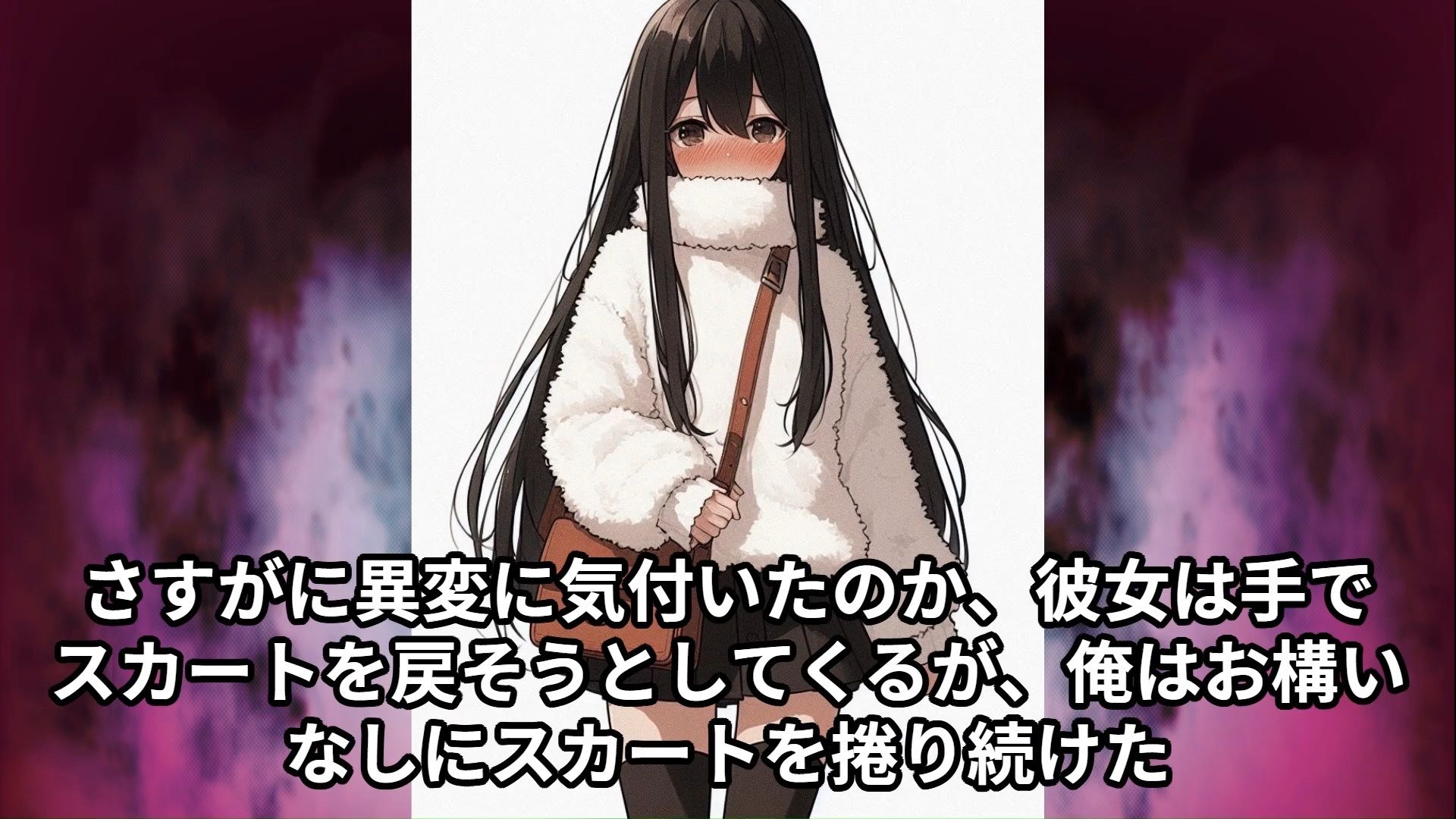 サンプル画像3:【J○痴●体験告白】クリスマスに彼氏とデート中の女子○○○が、満員電車でなすすべもなくNTR痴●された話(少女痴●体験告白) [d_420225]