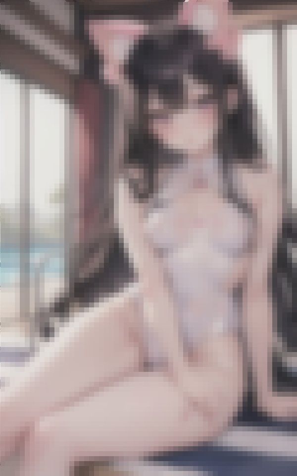 サンプル画像5:地元の市民プールには自分がカワイイと分かっていて見せびらかしてくる変態競泳水着の美女がたくさんいます。100p(aiai) [d_420418]