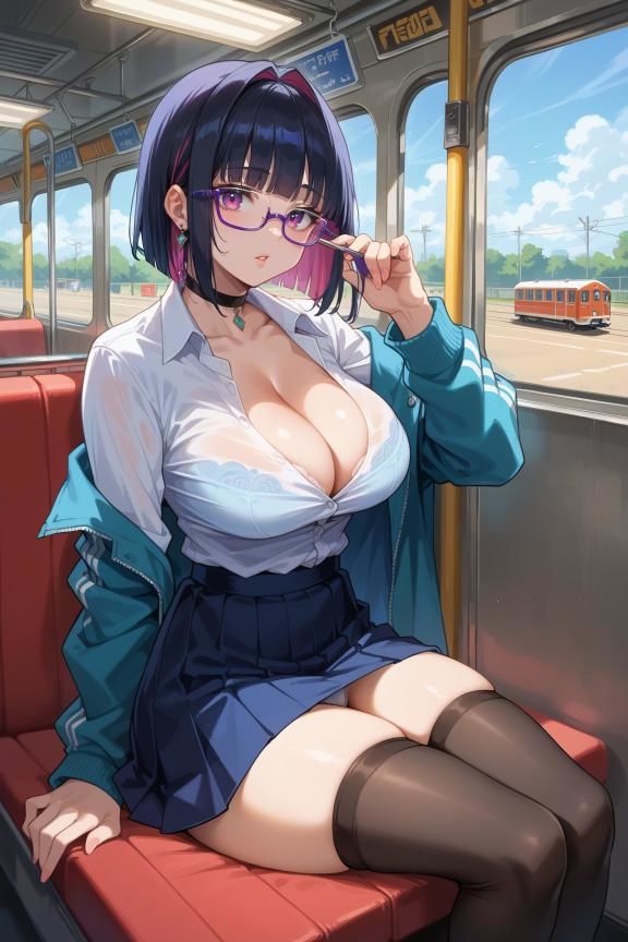 サンプル画像4:眼鏡女子のパンツは好きですか？(spoit) [d_420420]