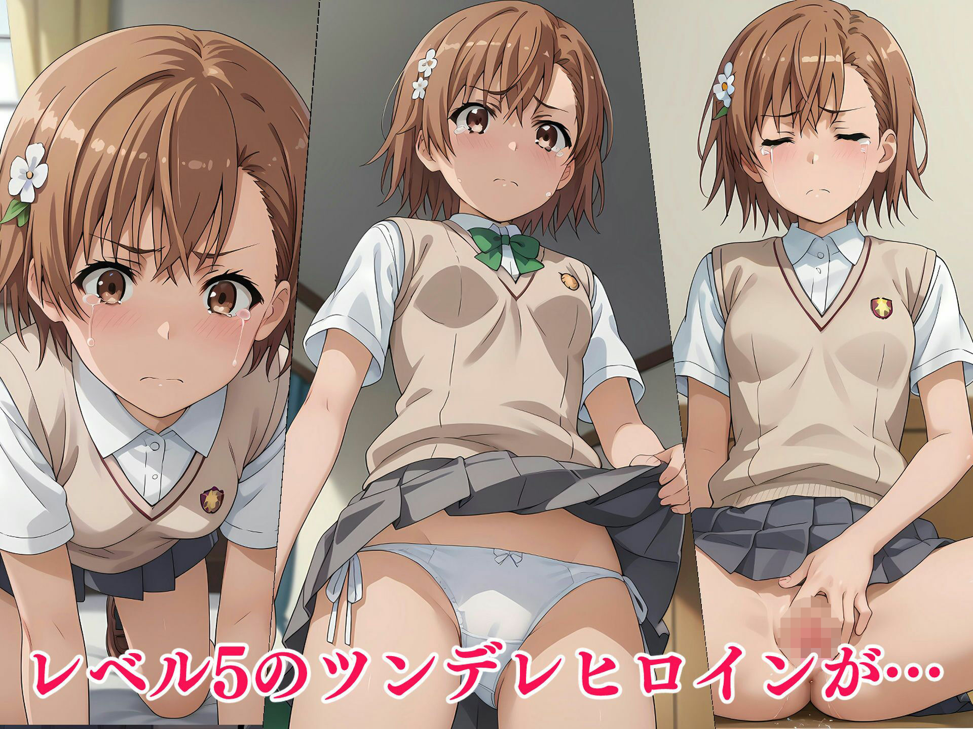 サンプル画像1:脅され泣きじゃくり御〇美琴(ギジミン) [d_420441]