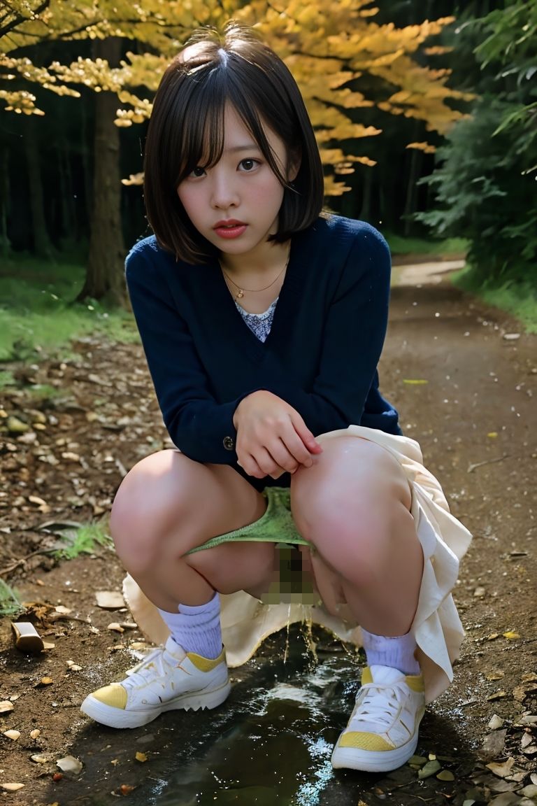 サンプル画像3:The 野ション 夜の公園編(P-AI planning) [d_420718]