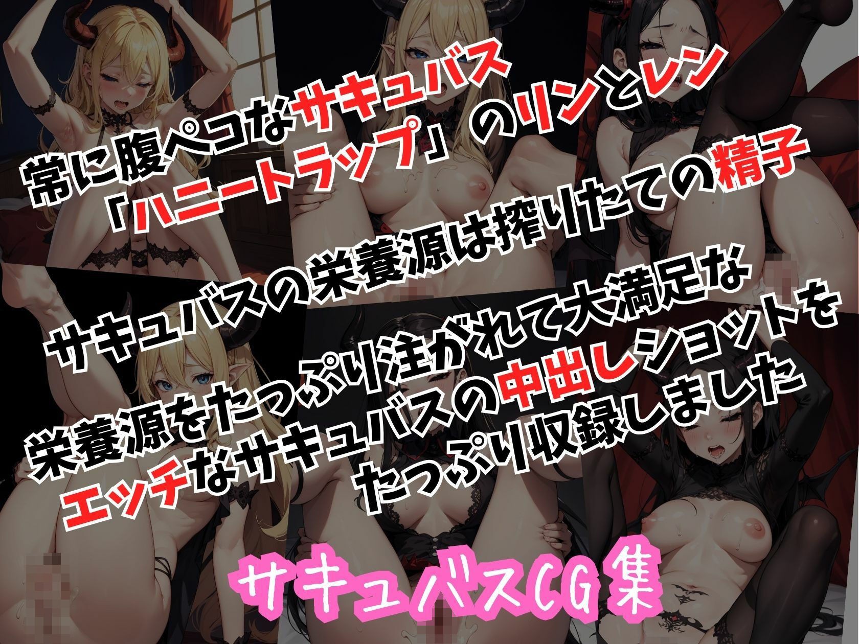 サンプル画像2:ハニートラップ サキュバスCG集 ＃5(はちみつ本舗) [d_420896]