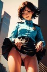 サンプル画像4:性成AIパンチラ動画ローアングルたくしあげなど(kakikomiai) [d_420975]