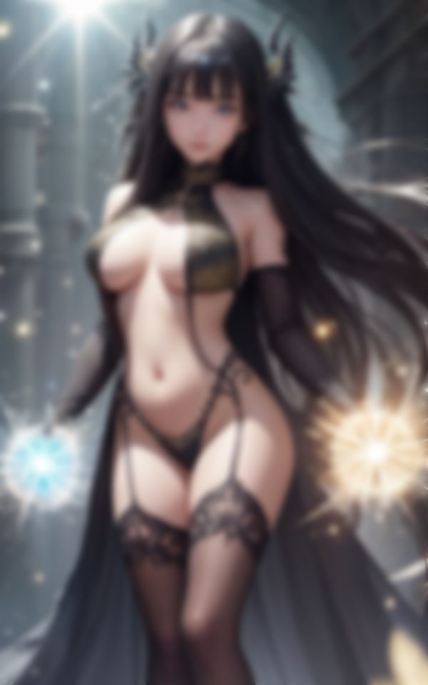 サンプル画像1:童貞くんを誘惑するエロすぎる小悪魔痴女コスプレイヤー(おやすみCAちゃん) [d_421104]