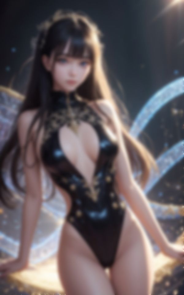 サンプル画像2:色気のある視線で男を釘付けにする小悪魔美人写真集(AIおとは) [d_421107]