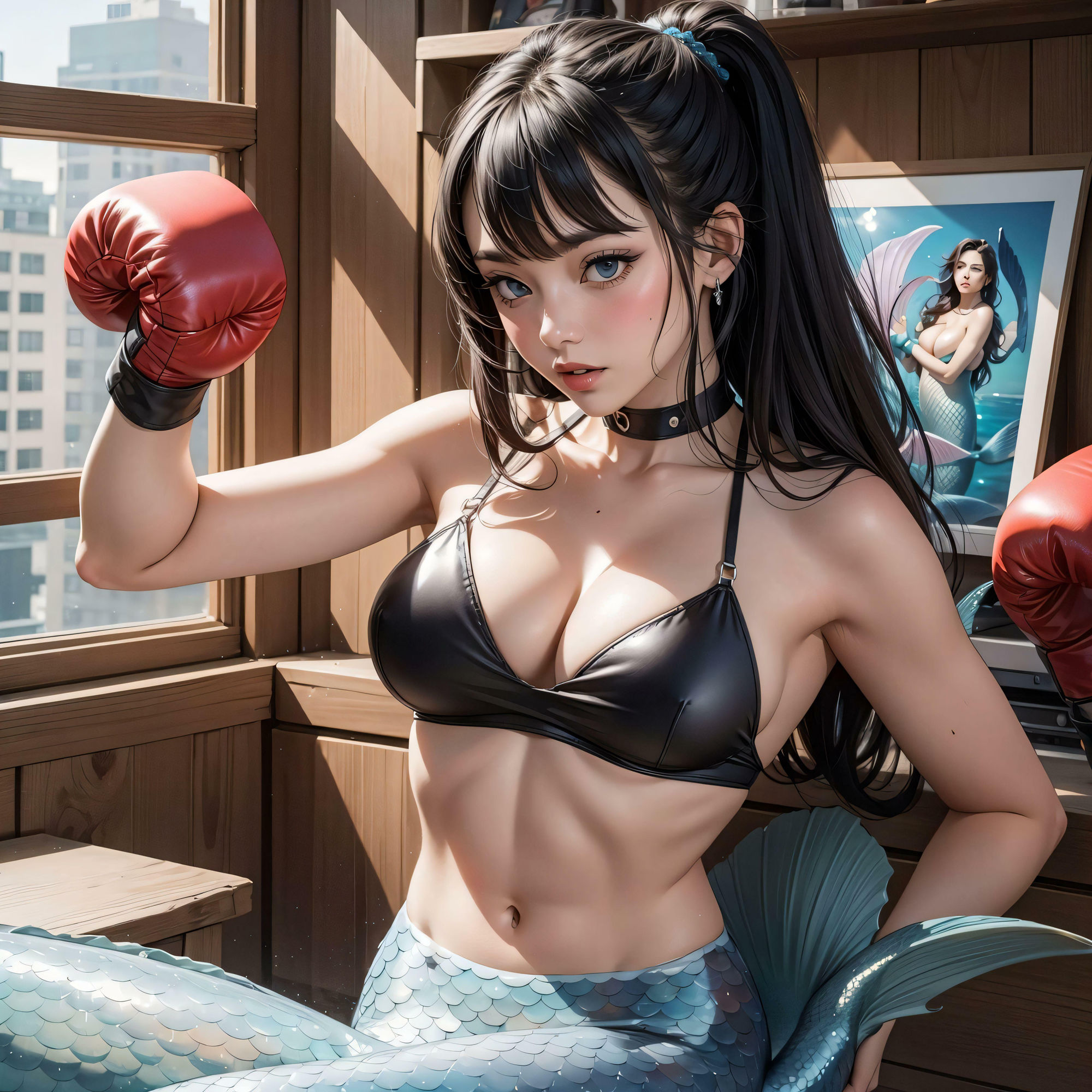 サンプル画像3:揉めるなら人間じゃなくてもいい(ふしぎなびんのなか) [d_421132]