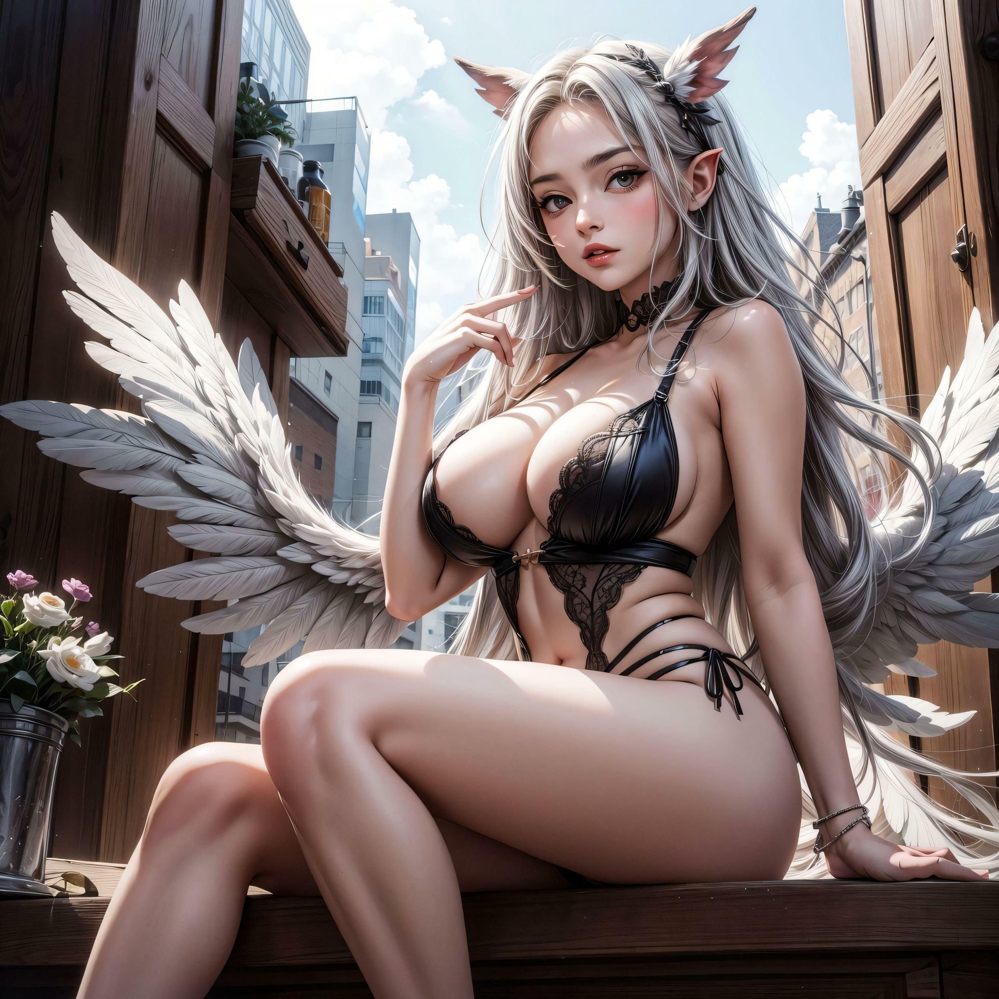 サンプル画像2:羽乳の憂鬱(おとぎばなしのかぎしっぽ) [d_421139]