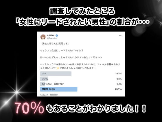 サンプル画像3:【特典付き】騎乗位【極】ー女性が生み出す快楽の絶頂ー(とろりん) [d_421169]