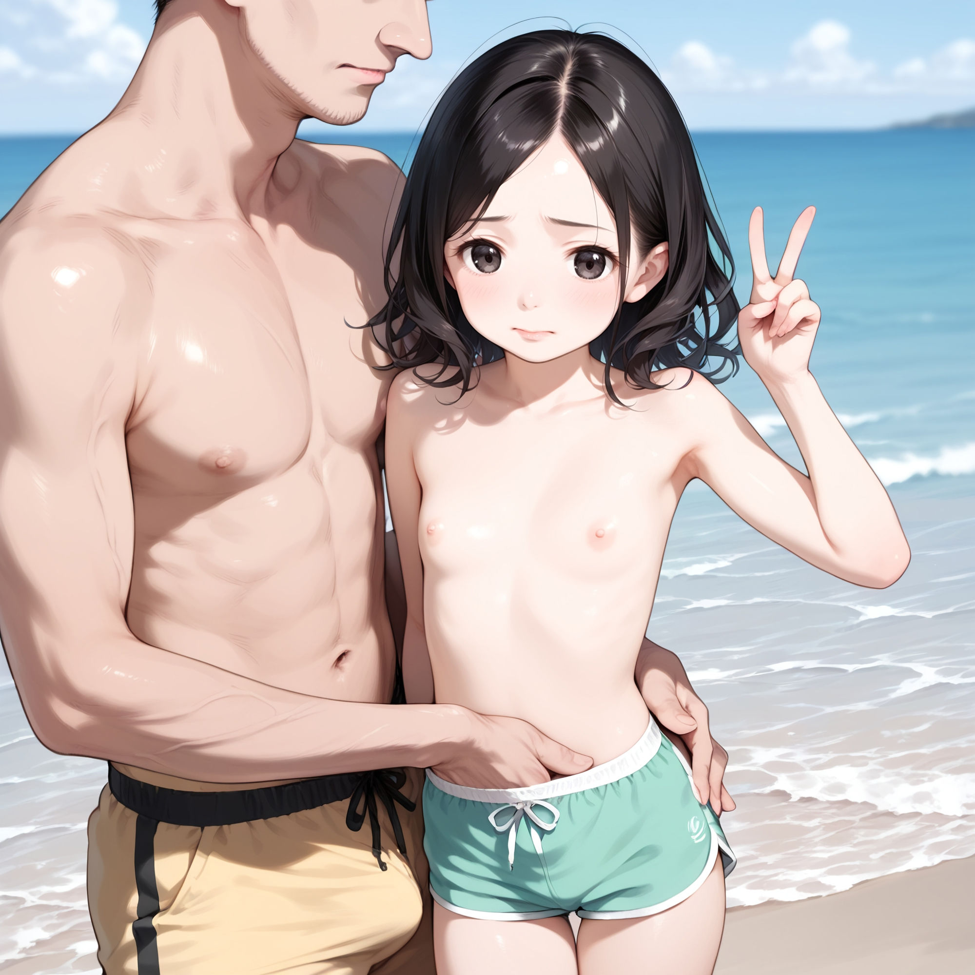 サンプル画像6:男の子水着チャレンジ2(ジャングルジム) [d_421183]