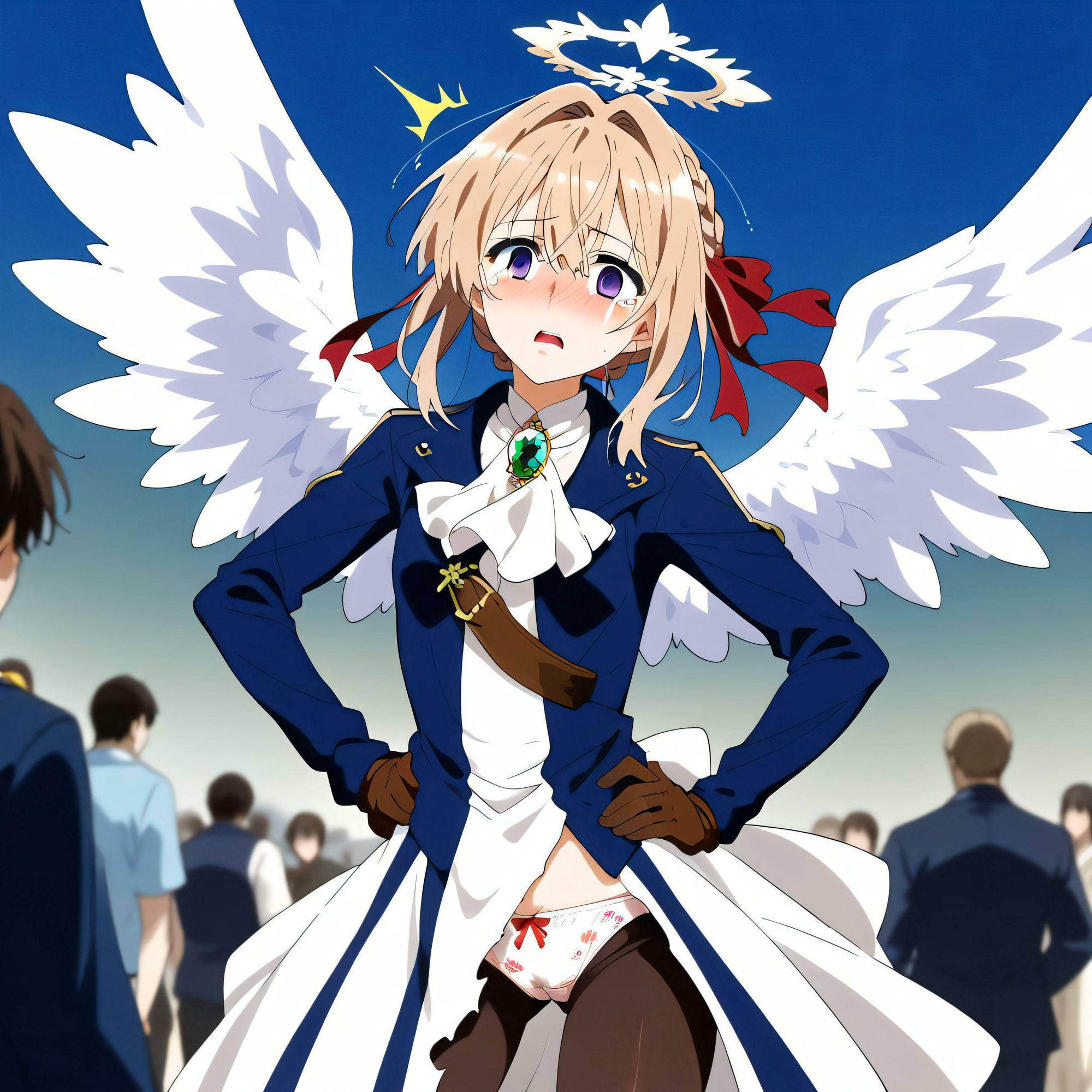 サンプル画像1:触られても気にしません(まじっくあーけーど) [d_421266]