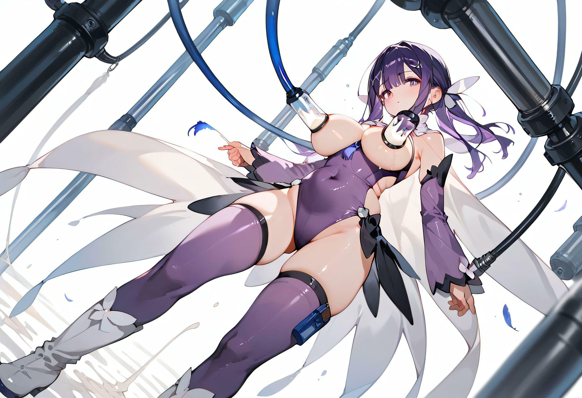 サンプル画像1:搾乳天国(星明かり) [d_421310]