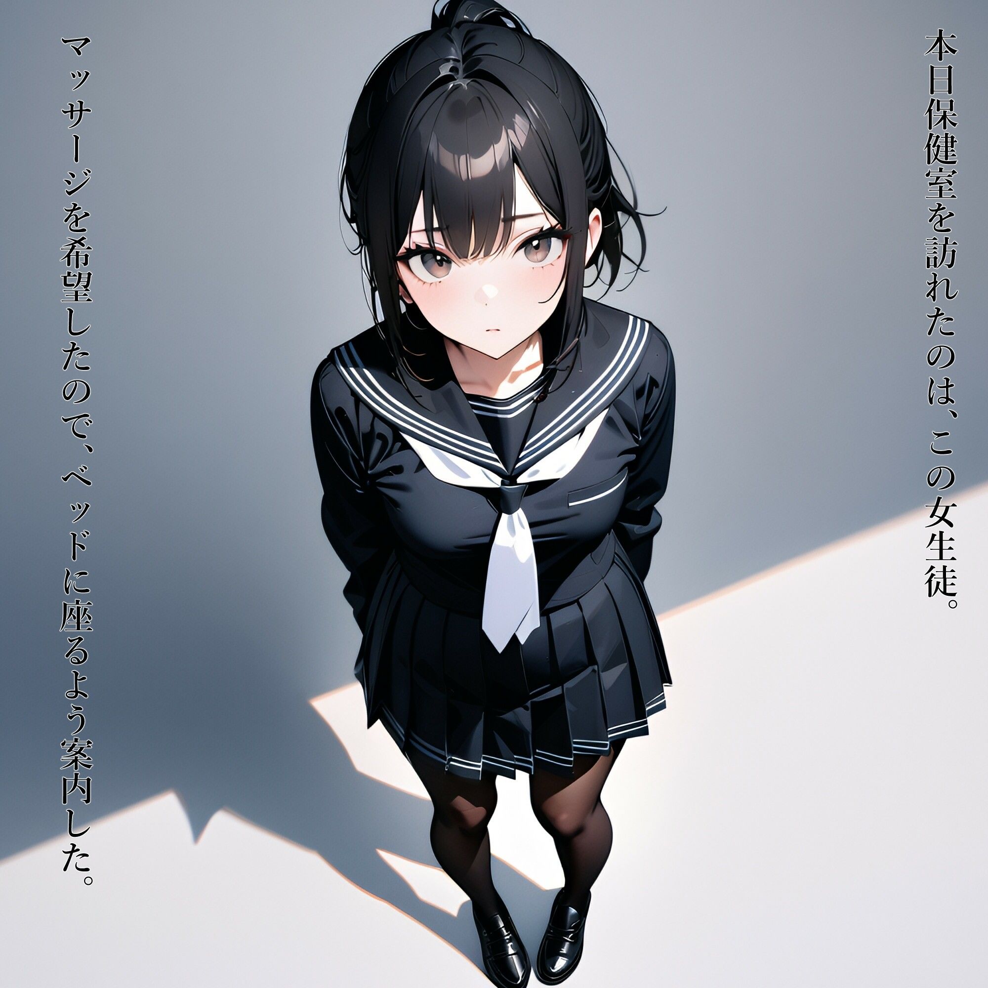 サンプル画像2:制服少女×マッサージ01(電脳戯画) [d_421334]