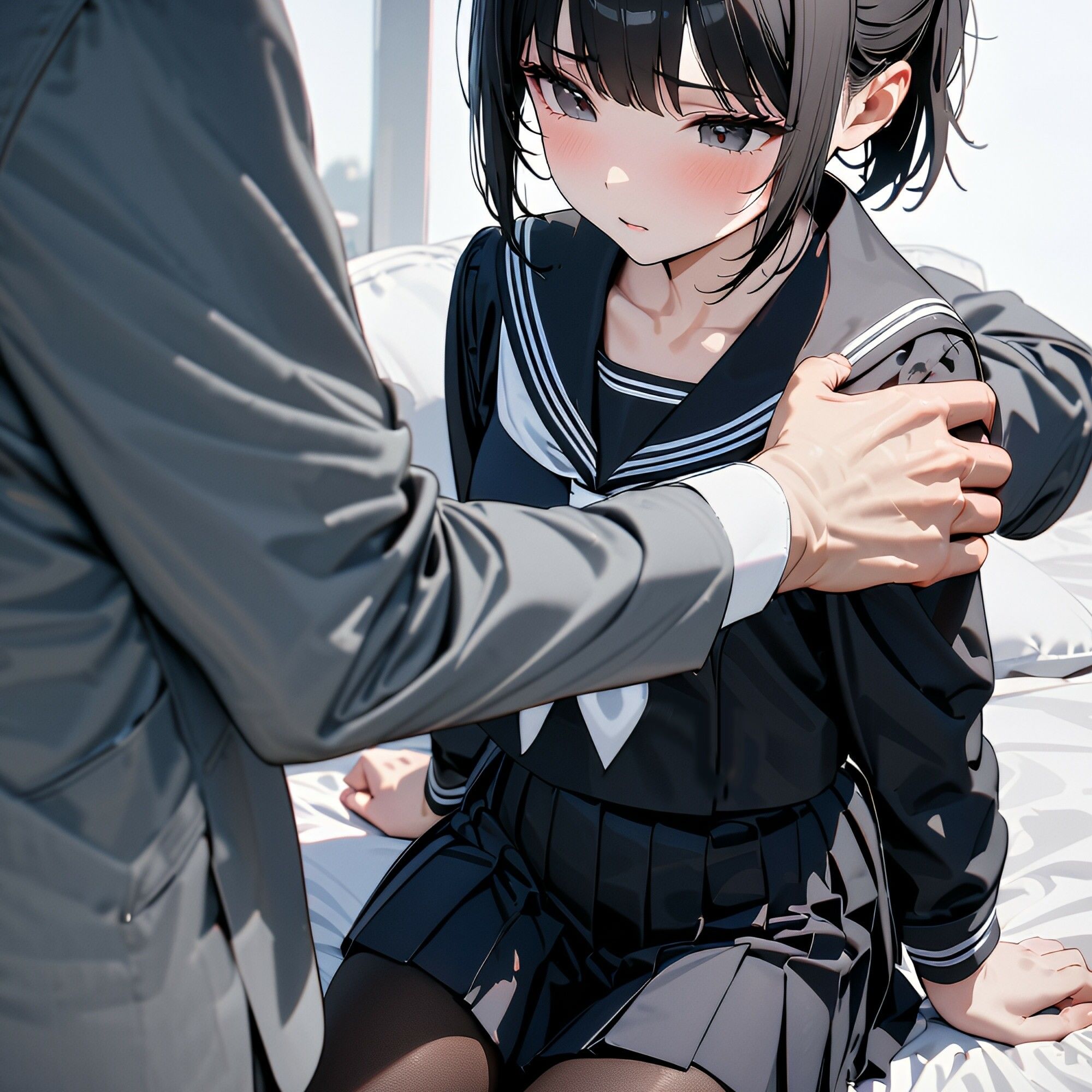 サンプル画像3:制服少女×マッサージ01(電脳戯画) [d_421334]