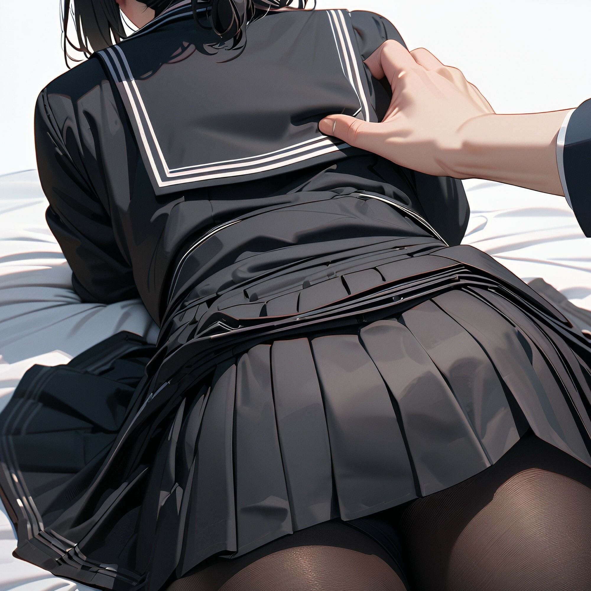 サンプル画像6:制服少女×マッサージ01(電脳戯画) [d_421334]