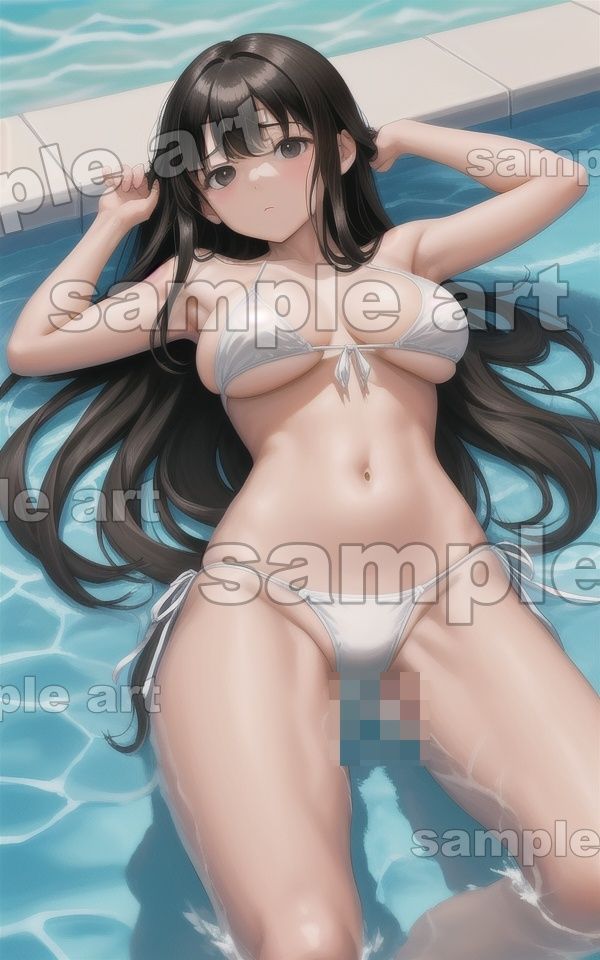 サンプル画像2:プール監視員は巨乳童顔〜監視されたくなるエロボディのロリ特集〜(ワンコイン企画) [d_421401]