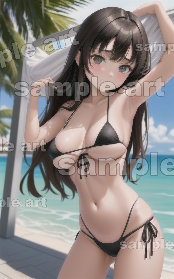 サンプル画像3:プール監視員は巨乳童顔〜監視されたくなるエロボディのロリ特集〜(ワンコイン企画) [d_421401]