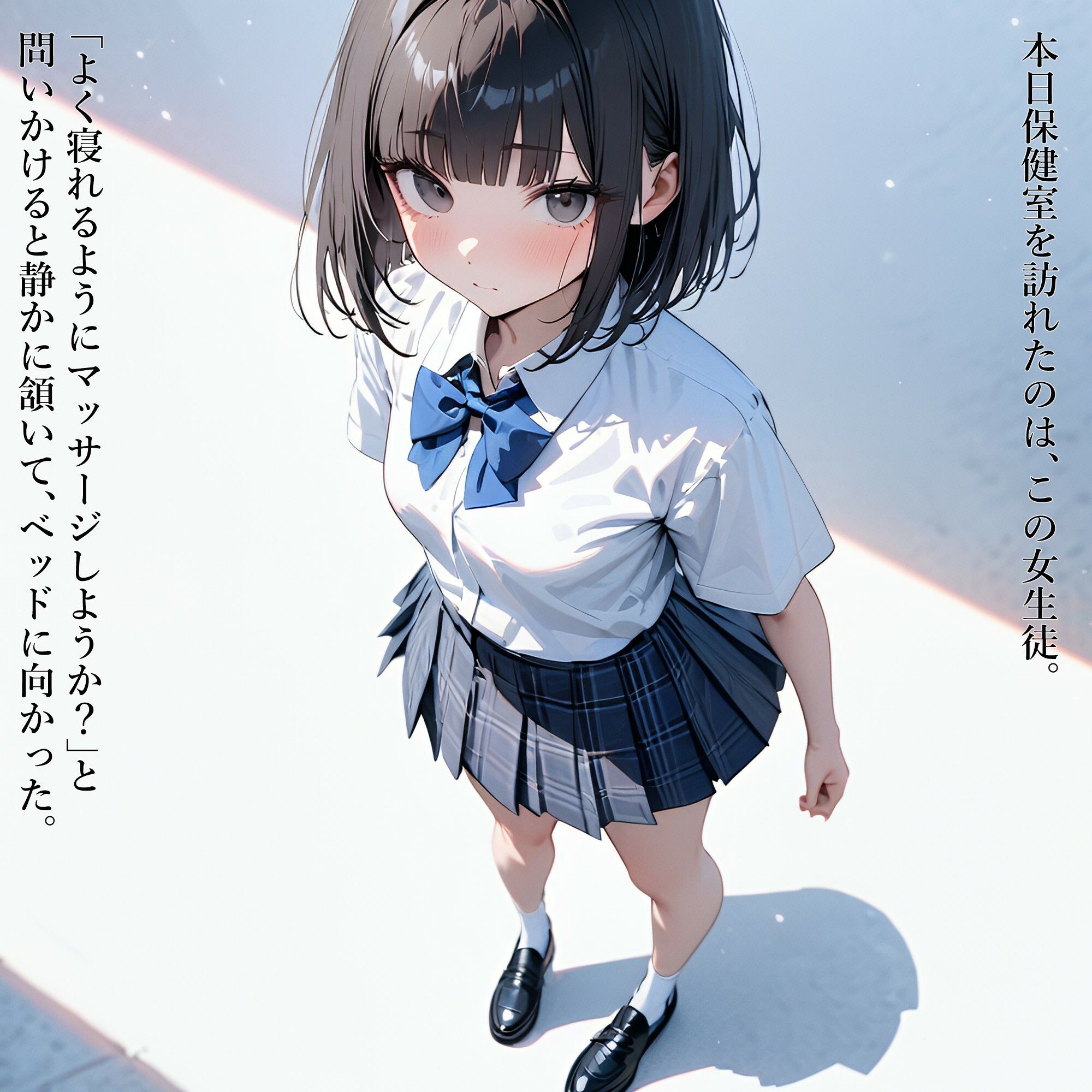 サンプル画像2:制服少女×マッサージ02(電脳戯画) [d_421568]