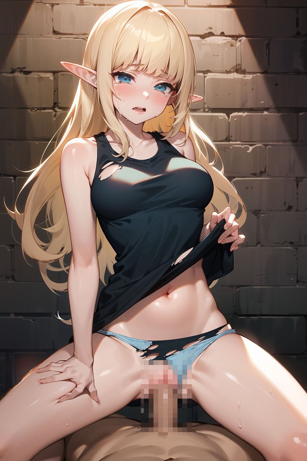 サンプル画像1:強●ご奉仕奴●堕ちエルフ(猫PS) [d_421573]